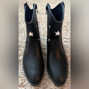 Wonder Nation Girls Star Western Cowgirl Boots Size: 3